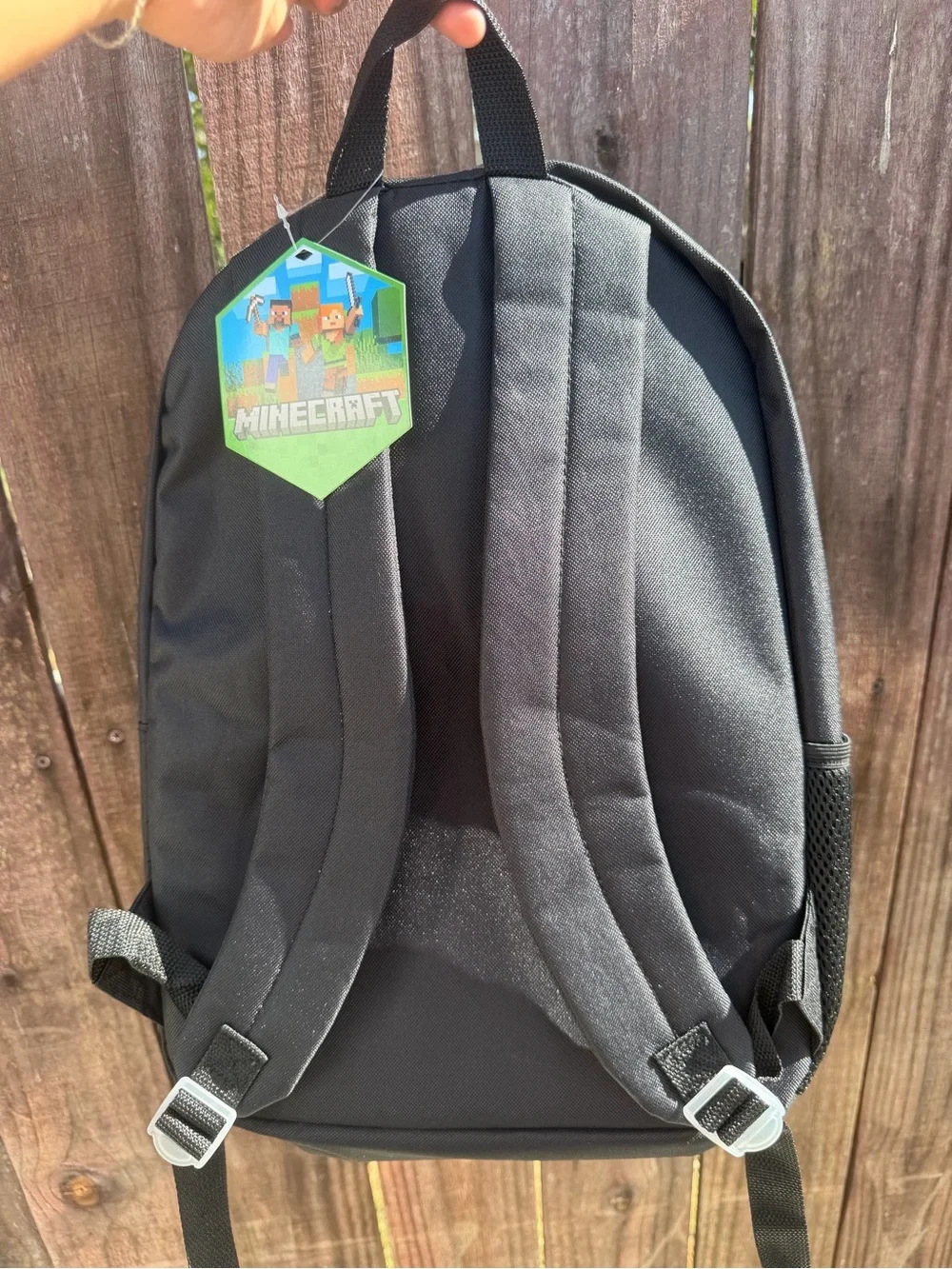 Minecraft Kids Backpack with Creeper and Characters - Green